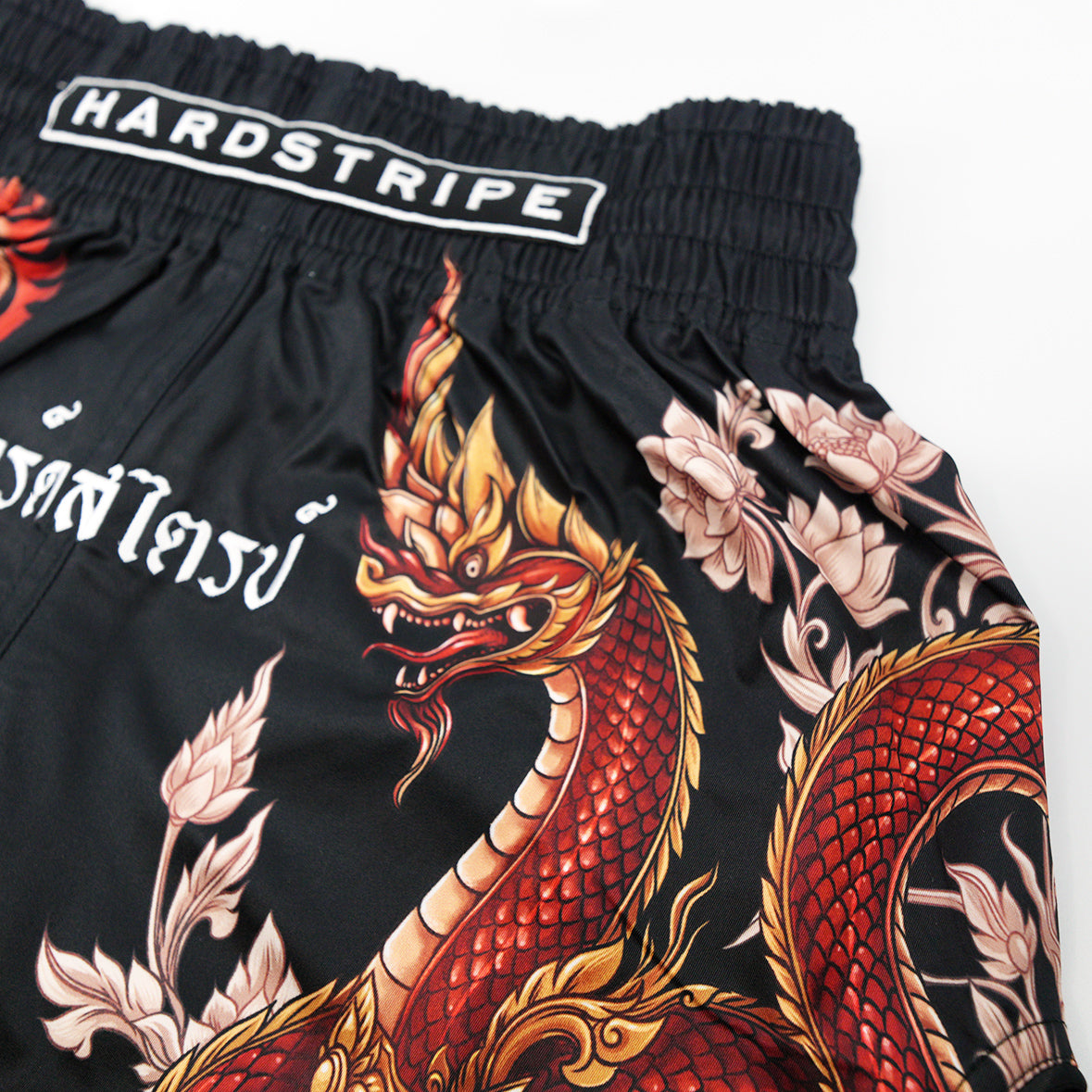 Buadam - The Black Lotus Muay Thai shorts