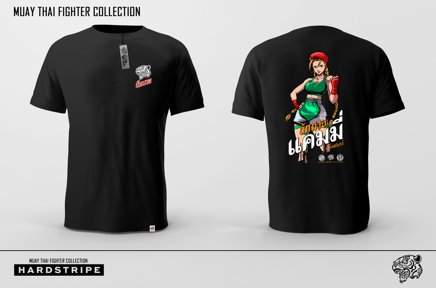 Athletic Fit Muay Thai T-Shirt - Killer Bee Hardstripe