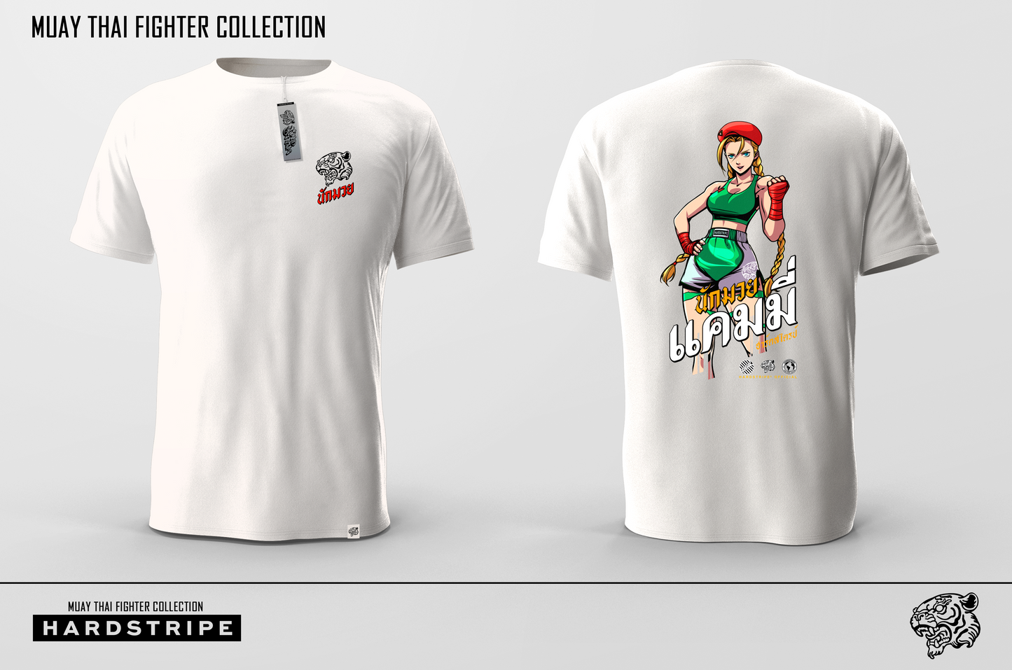 Athletic Fit Muay Thai T-Shirt - Killer Bee Hardstripe