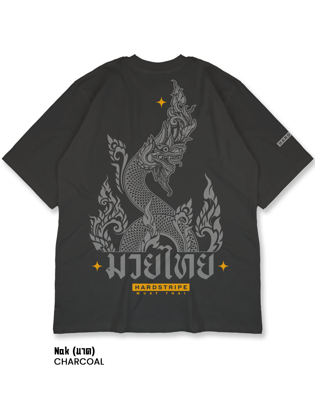Cropped Drop Shoulder Boxy Fit Muay Thai Tee - NAK