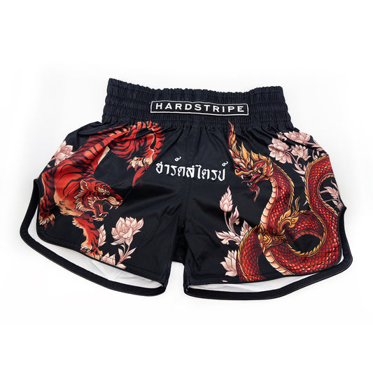 Buadam - The Black Lotus Muay Thai shorts