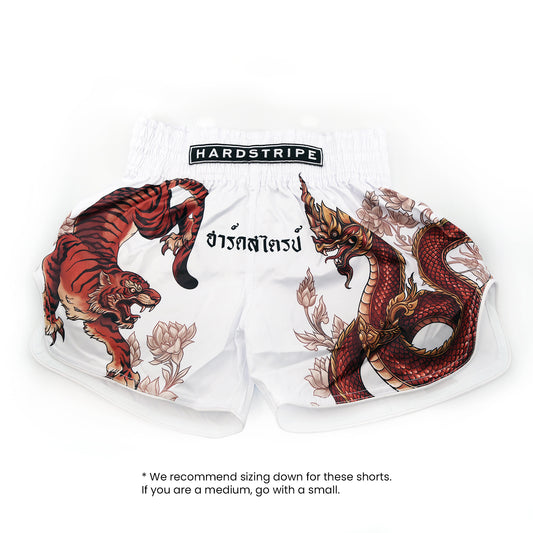 Buakaw - The White Lotus Muay Thai shorts