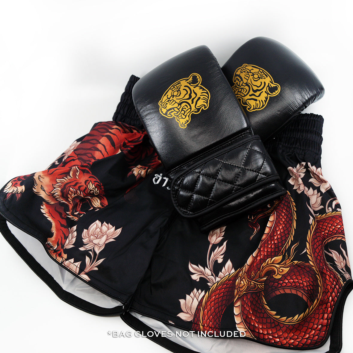 Buadam - The Black Lotus Muay Thai shorts