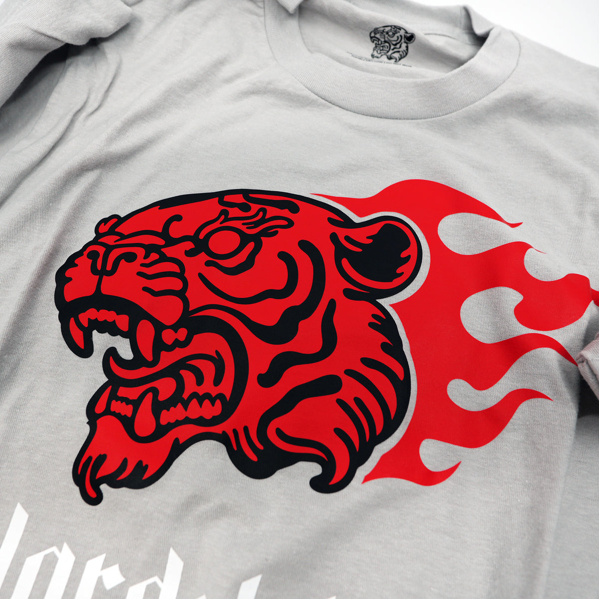 HardStripe Flaming Tiger Muay Thai T-Shirt - Athletic Fit Graphic Tee