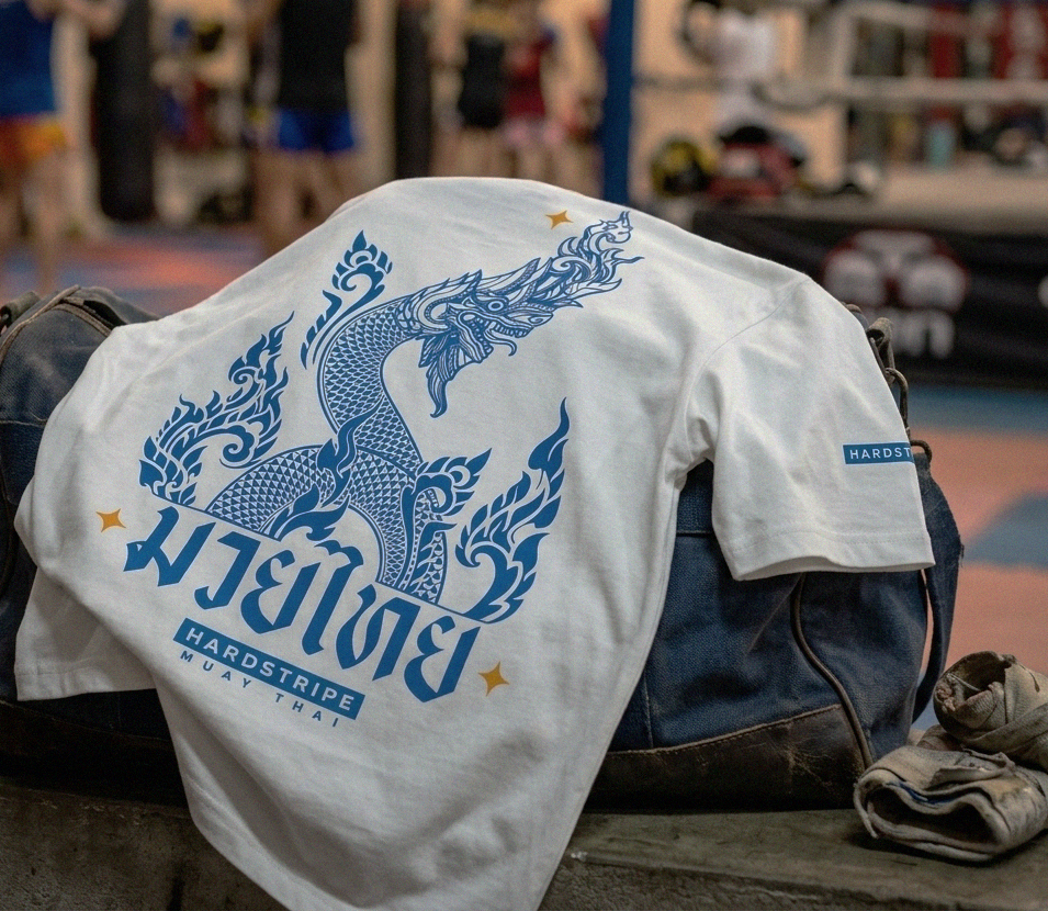 Cropped Drop Shoulder Boxy Fit Muay Thai Tee - NAK