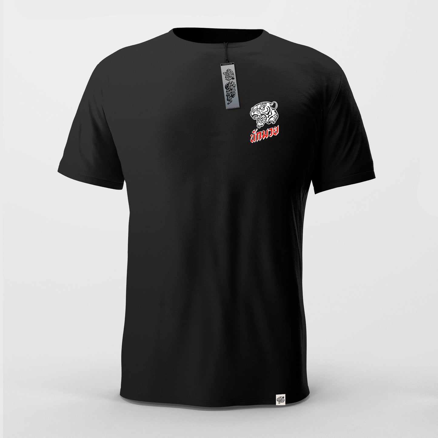Athletic Fit Muay Thai T-Shirt - Heavy Kick Hardstripe