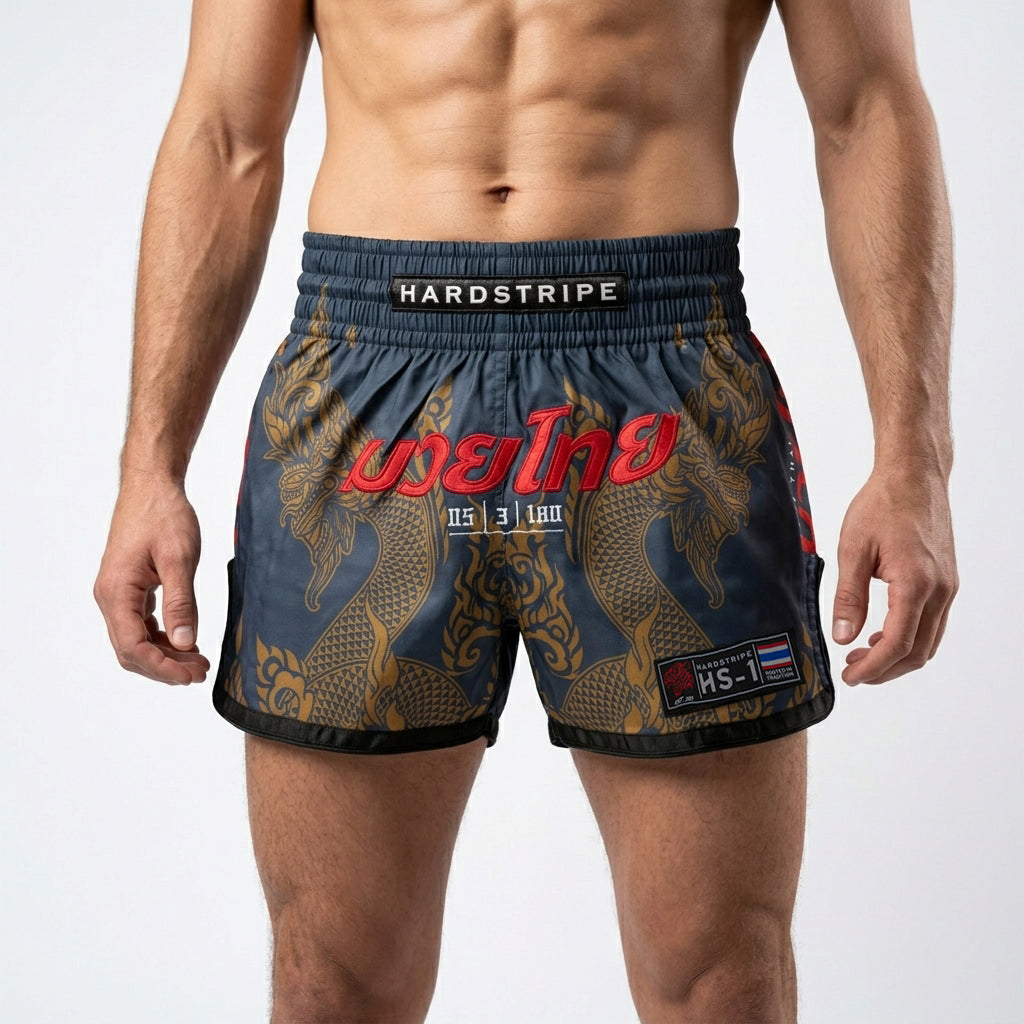 HEAVY NAK OUT — ARTISAN MUAY THAI SHORTS