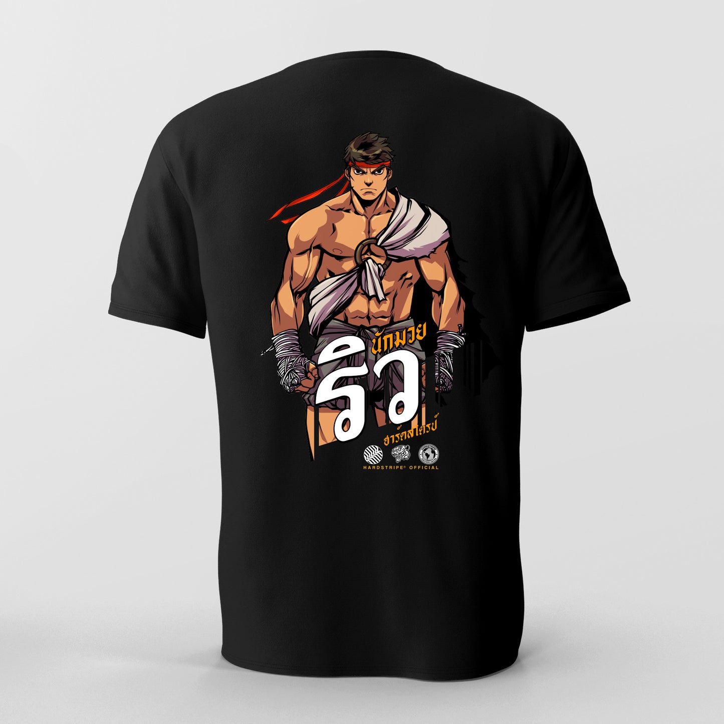 Athletic Fit Muay Thai T-Shirt - Ryu Hardstripe